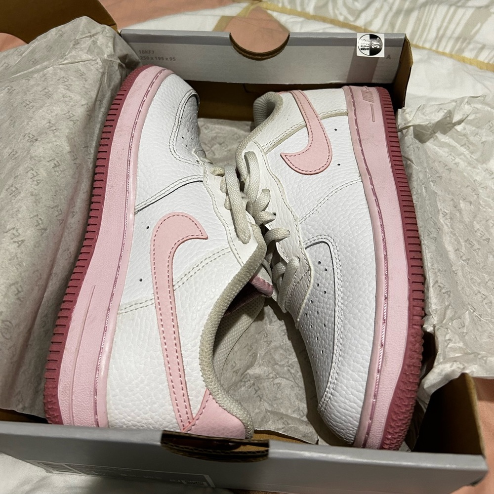 Nike Force 1 PS in White and Pink Foam